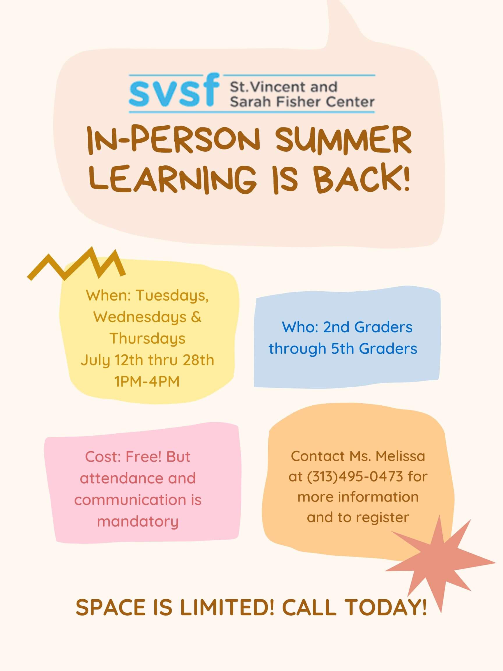 In-Person Tutoring is Back!