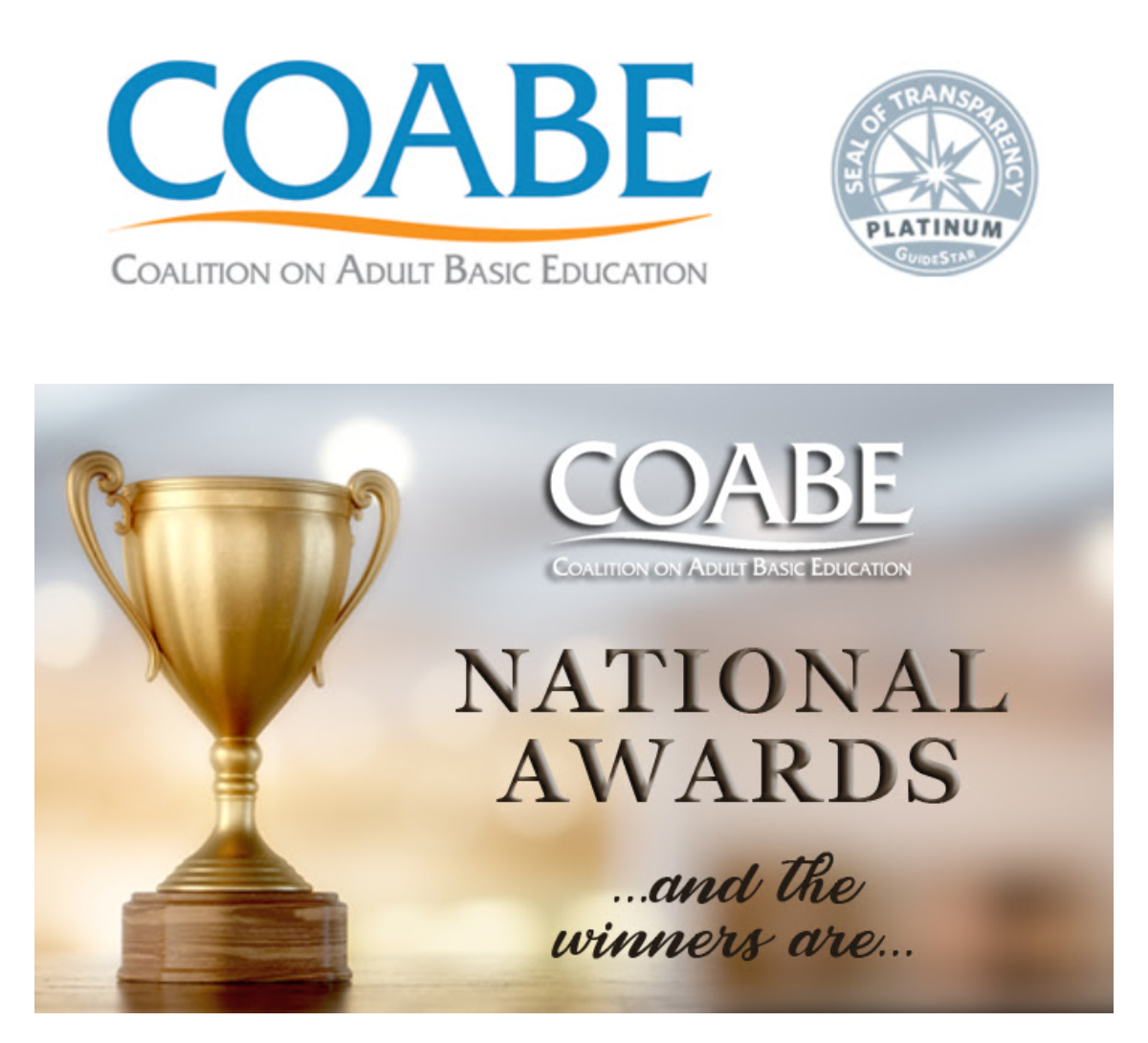 COABE - Advancing Workforce Development Winner
